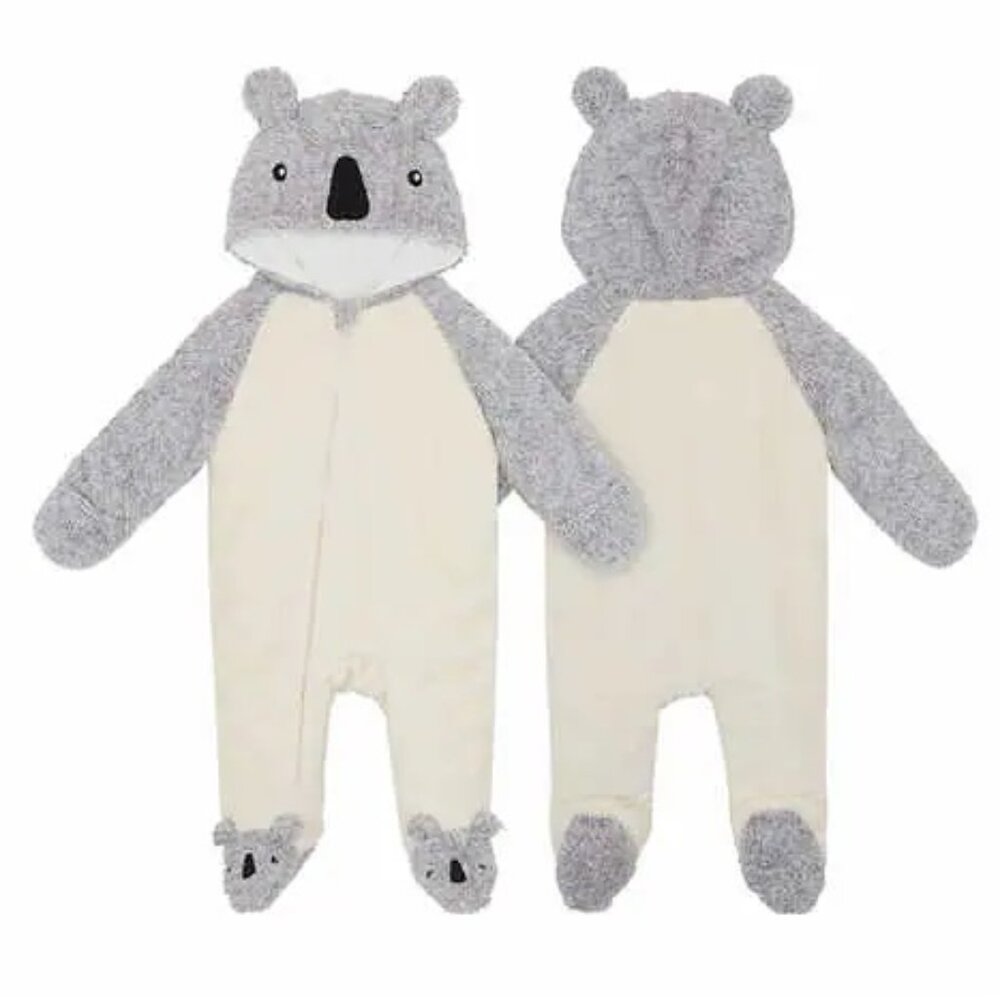 Koala Bear Baby Boy's Pram Plush Fleece Jumper